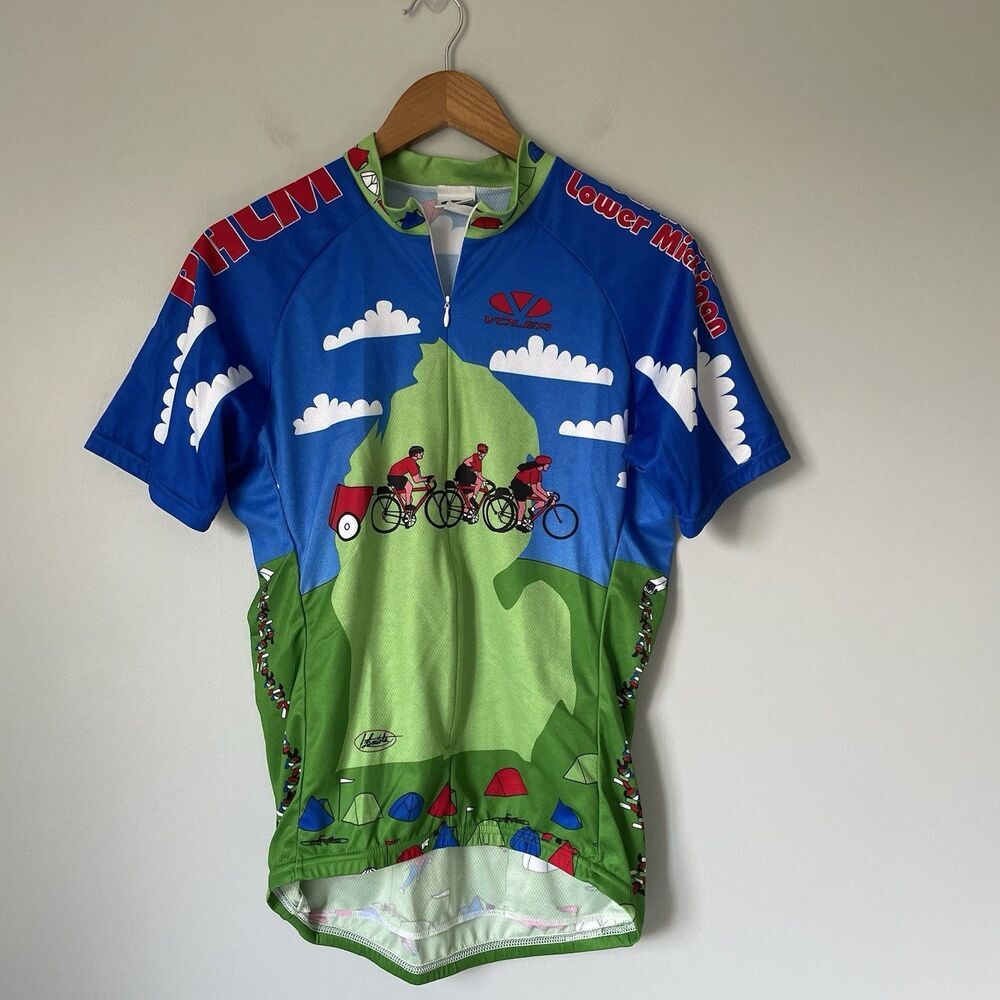 Voler Cycling Bike Jersey 'Pedal Across Lower Michigan' Ride Women's Size Medium